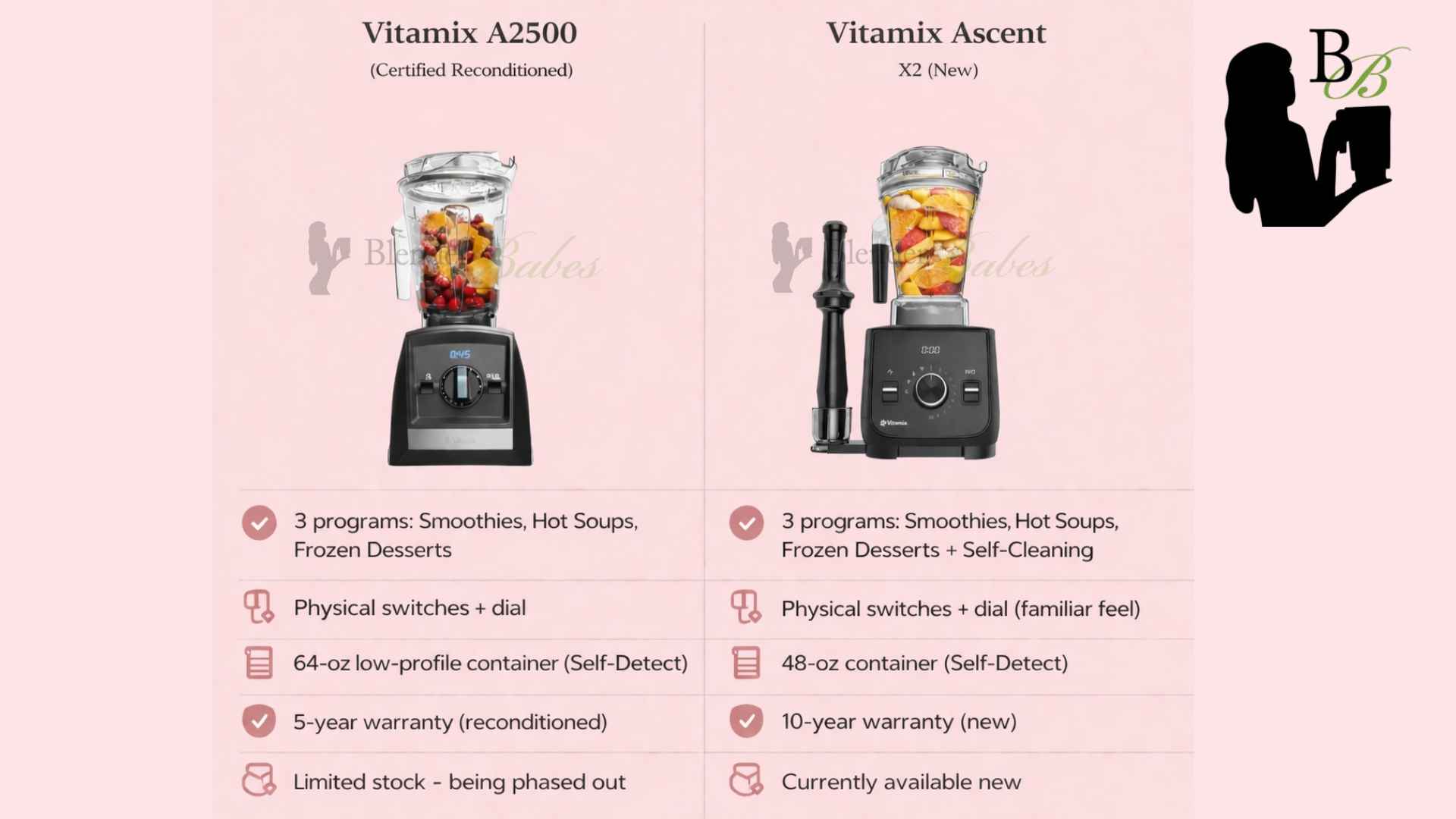 Vitamix A2500 vs. X2 Vitamix A2500 vs. X2