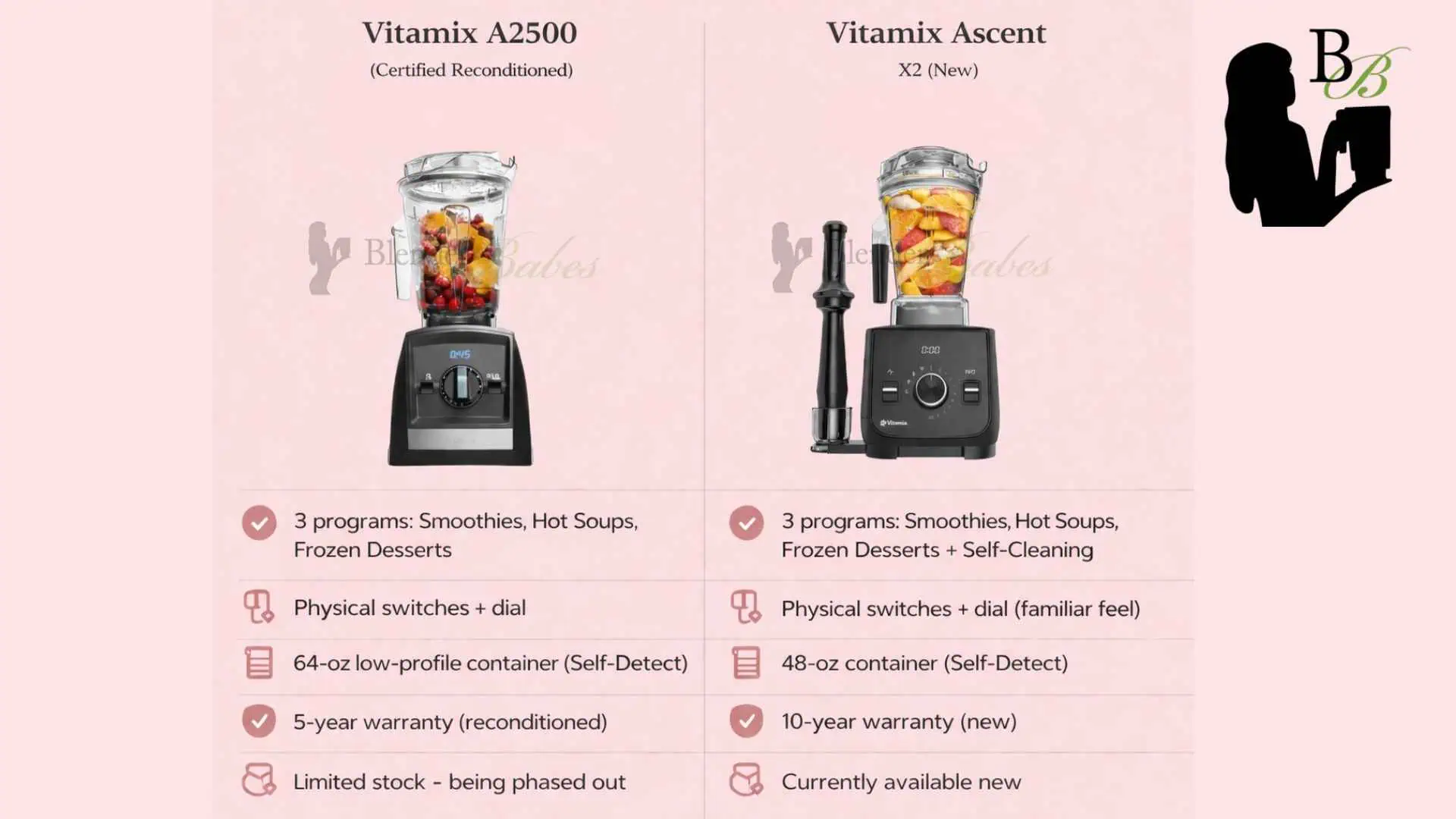 Vitamix A2500 vs. X2 Vitamix A2500 vs. X2