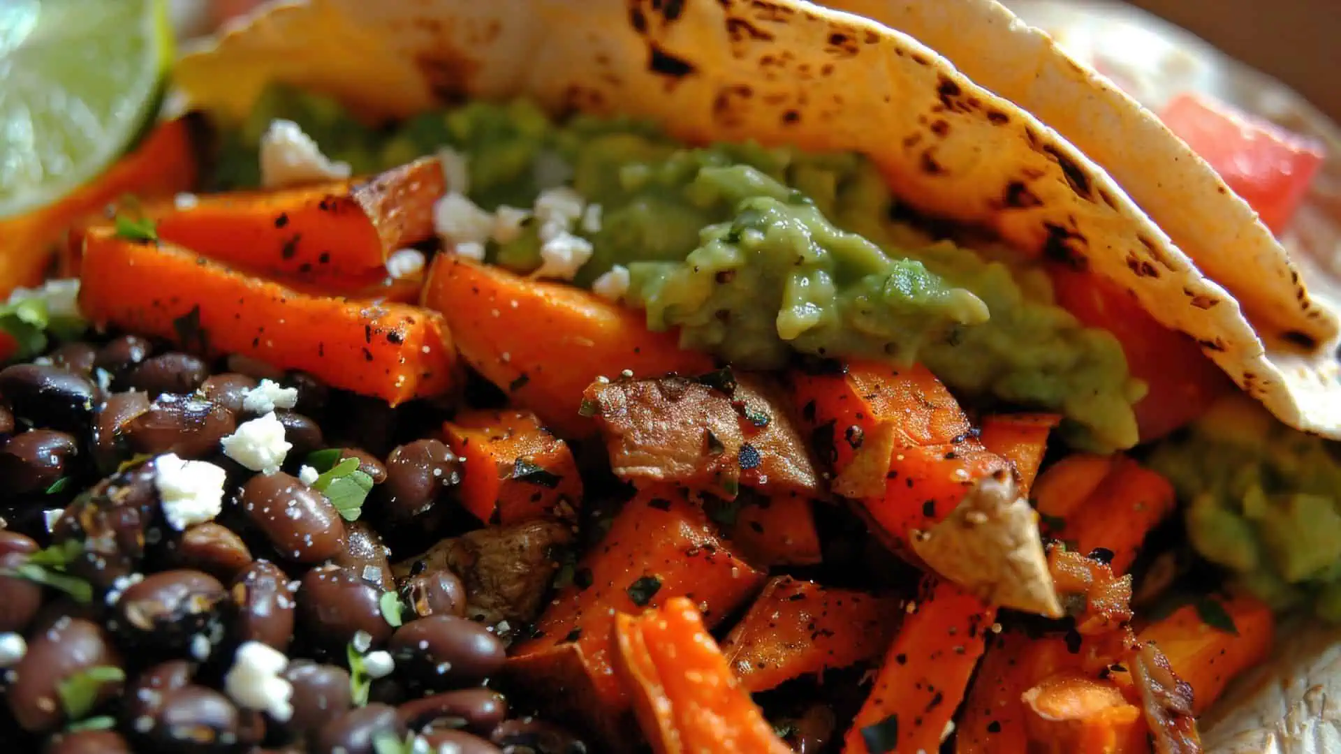clean eating dinner ideas tacos with black beans