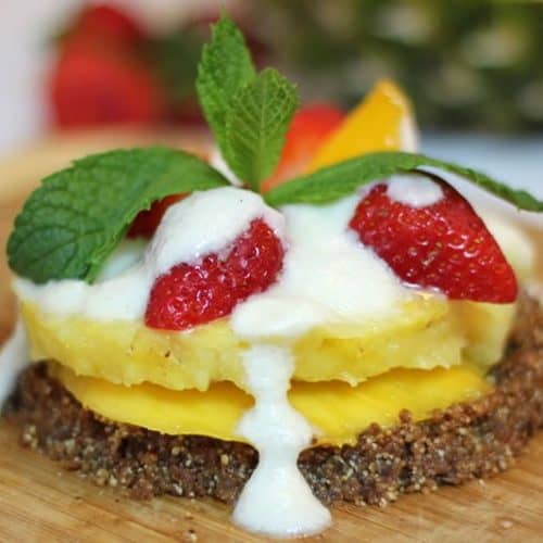 Vegan and GlutenFree Fruit Tart from Bali Blender Babes