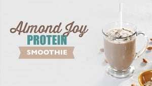Almond Joy Protein Smoothie Shake | Blender Babes