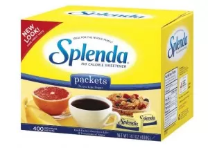 Splenda sugar substitute sweetener