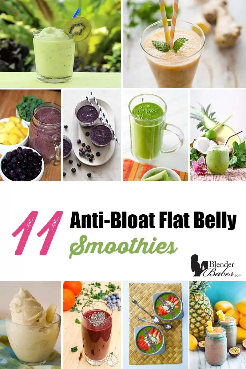 11 Effective Anti-Bloat Flat Belly Smoothies by @BlenderBabes #flatbelly #flatbellyrecipes #flatbellysmoothies #antibloatsmoothies #blenderbabes