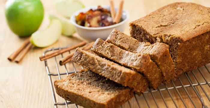 Apple-Cinnamon Bread recipe from @blenderbabes