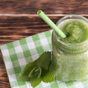 Apple Melon Mint Juice Recipe by @BlenderBabes