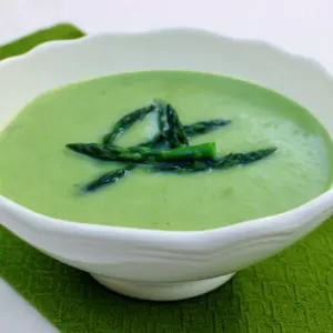Asparagus Leek Soup Beauty Detox recipe by Kimber Snyder