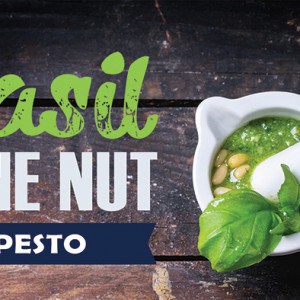 Basil Pine Nut Pesto Recipe in a Blendtec or Vitamix by @BlenderBabes