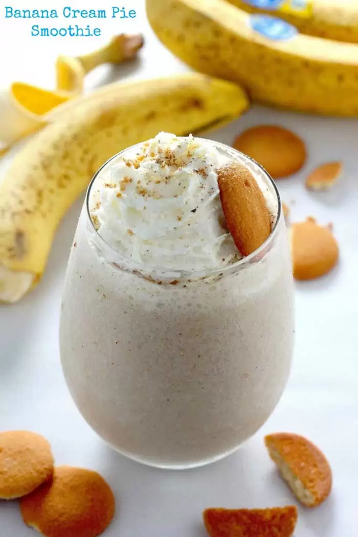 Smoothies That Taste Like Pie - Banana Cream Pie Smoothie