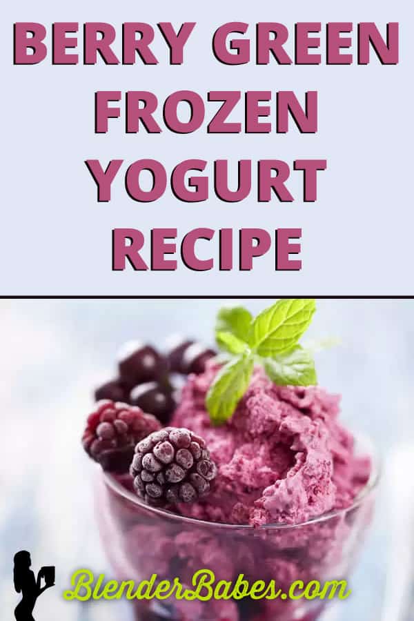 Berry Green Frozen Yogurt Recipe