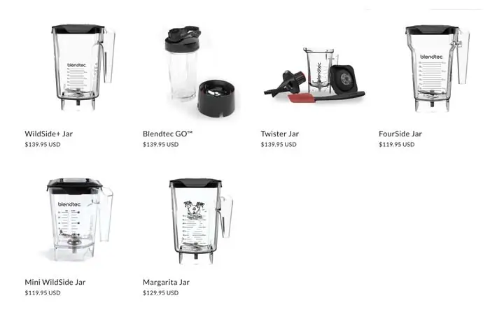 Blendtec Pro 750 Blender with WildSide+ and Mini WildSide+ Jars