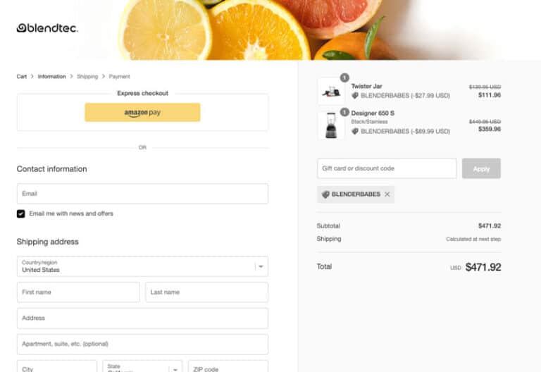 Blendtec Promo Code Coupon December 2023 plus Free Gifts