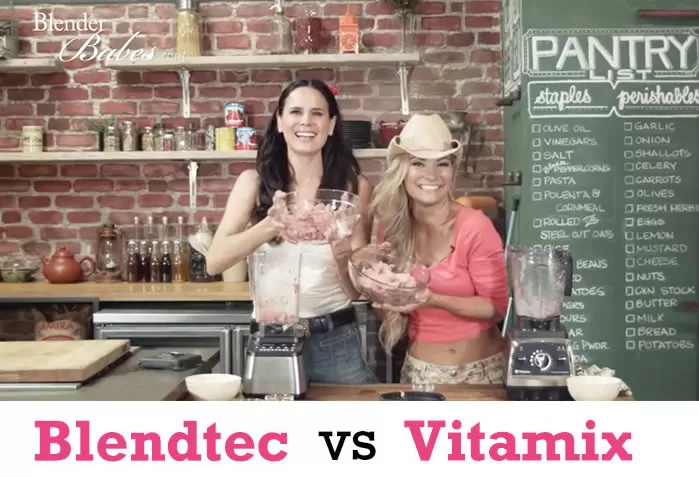Blendtec vs Vitamix Grind Meat by The @BlenderBabes Reviews