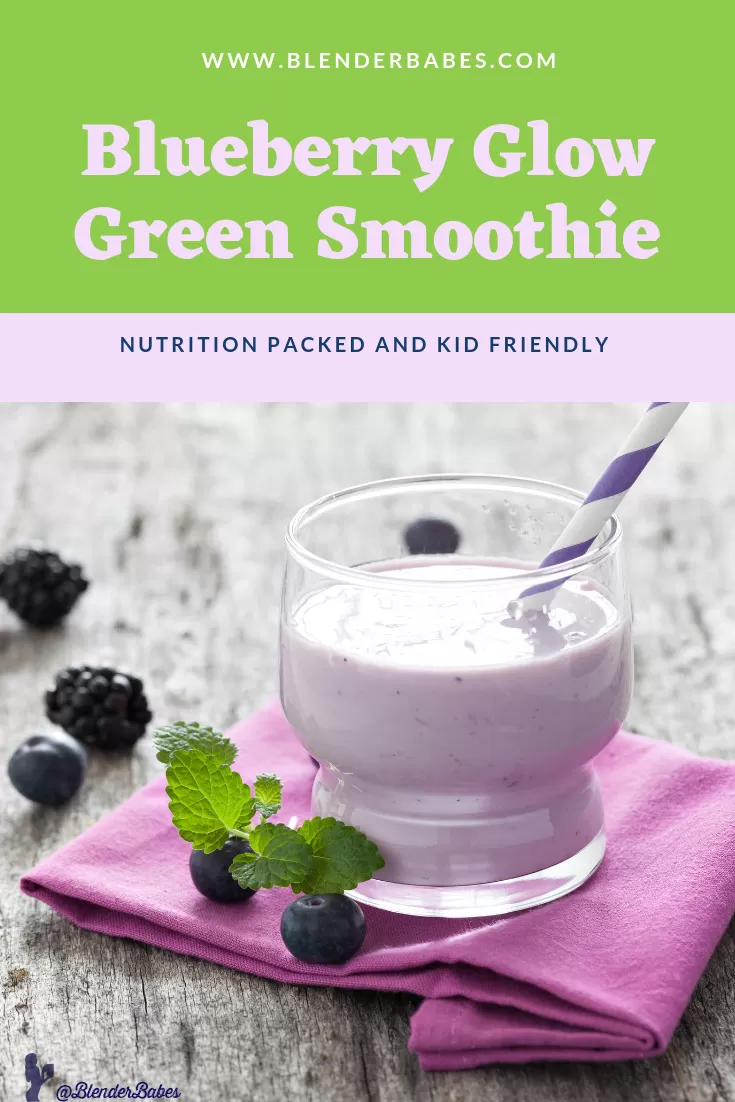 blueberry green smoothie blenderbabes 