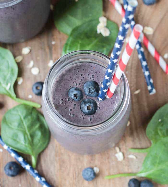 Smoothies for Kids - Blueberry Oatmeal Smoothie
