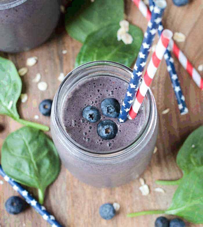 Blueberry Oatmeal Smoothie - Smoothies Without Bananas