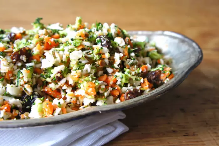 Broccoli Hemp Slaw with Tangy Mustard Dressing Recipe by @BlenderBabes