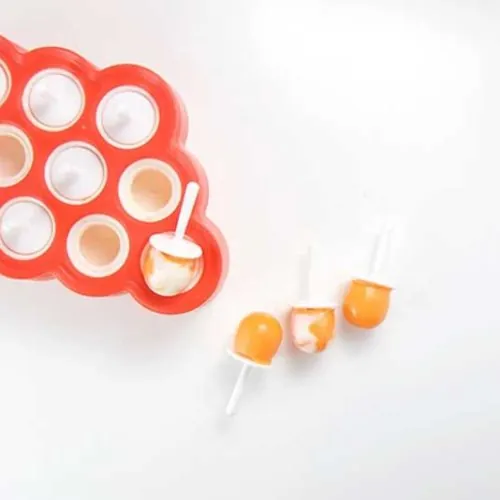 Carrot Orange Fruit Popsicles