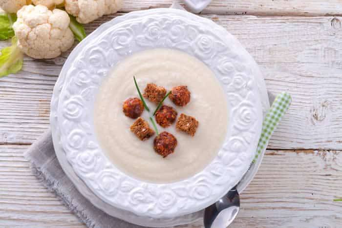 Raw Cauliflower Cream Soup Recipe