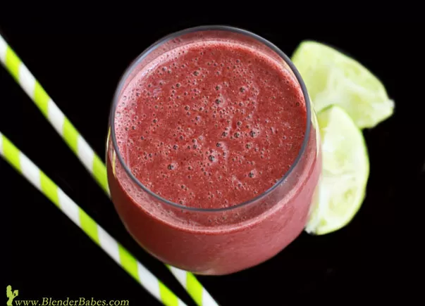 Smoothies for Kids - Anti-Inflammatory Cherry Pom Pom Chia Green Smoothie