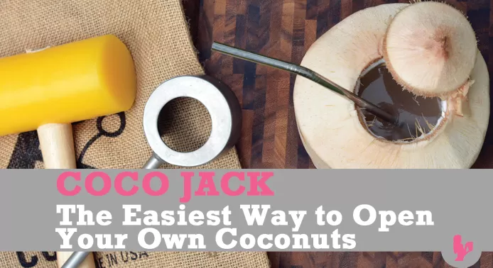Coco Jack Review – the Easiest Way to Open Your Own Coconuts by @BlenderBabes