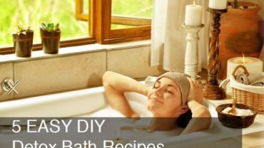 5 DIY Detox Bath Recipes by @BlenderBabes
