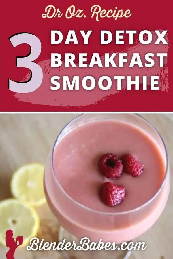 Dr Oz Detox Smoothie 3 Day By
