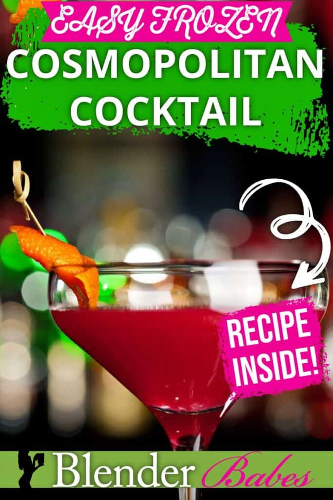 Easy Frozen Cosmopolitan Recipe