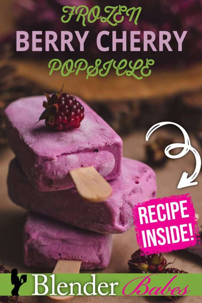 Frozen Berry Cherry Popsicle Recipe
