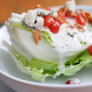 Garlic Blue Cheese Dressing made in your Blendtec or Vitamix @BlenderBabes