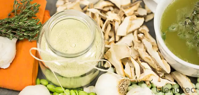 Make Your Own Vegetable and Herb Broth Seasoning Powder for Stock by @BlenderBabes