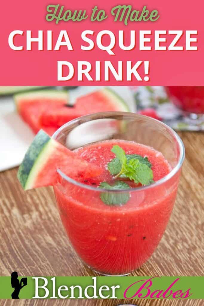 How to make chia squeeze drink