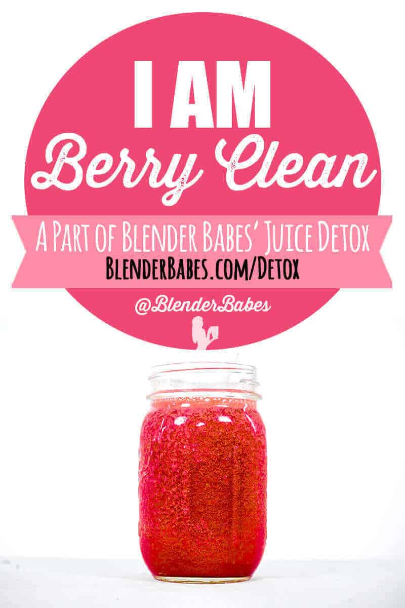 Beet detox juice I am berry clean