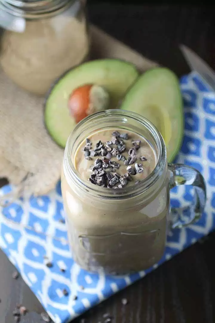 Chocolate Avocado Protein Smoothie - Smoothies Without Bananas