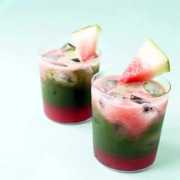 Iced Watermelon Matcha