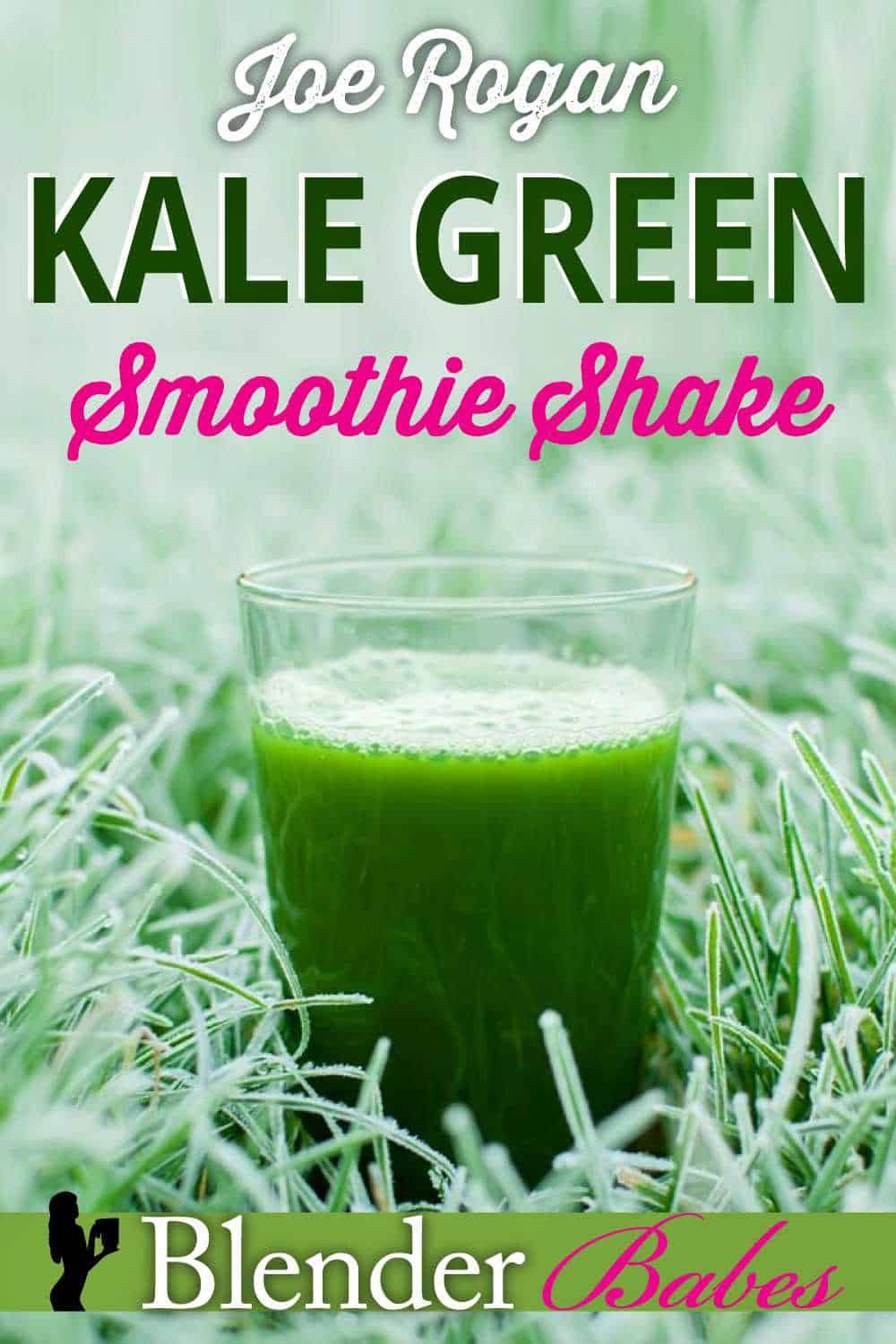 Joe Rogan Kale Green Smoothie Shake Blender Babes