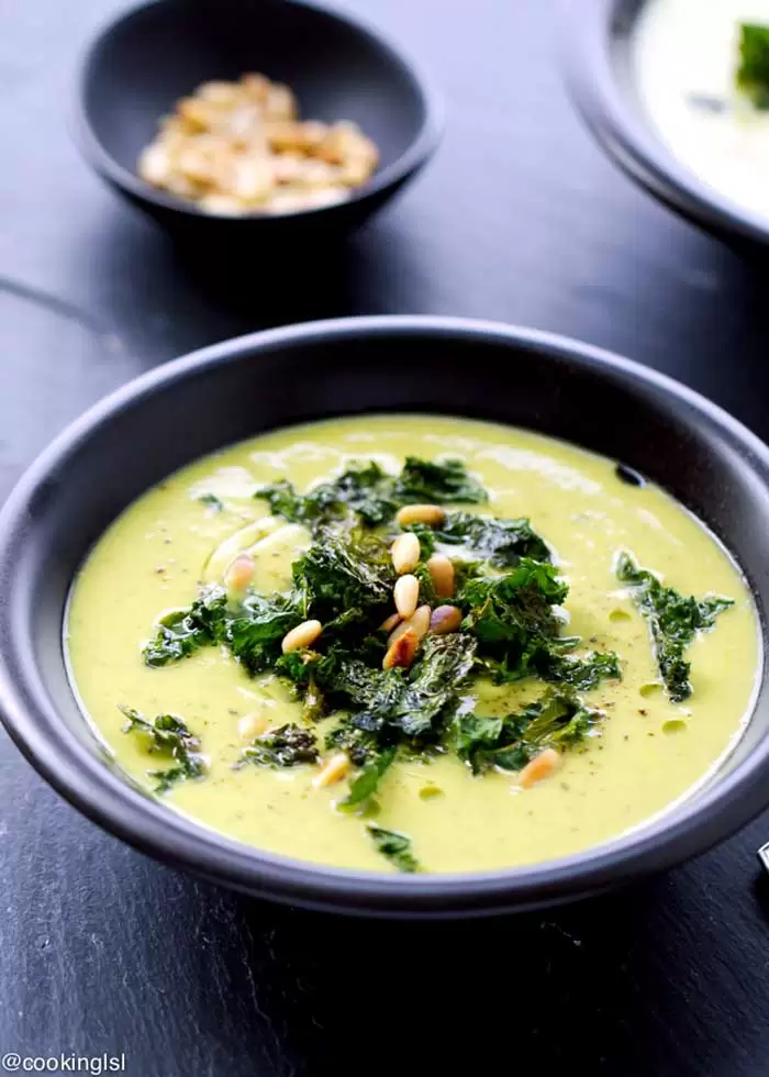 Easy Blendtec and Vitamix Soup Recipes That You Can Make In Any Blender Cauliflower Kale Soup