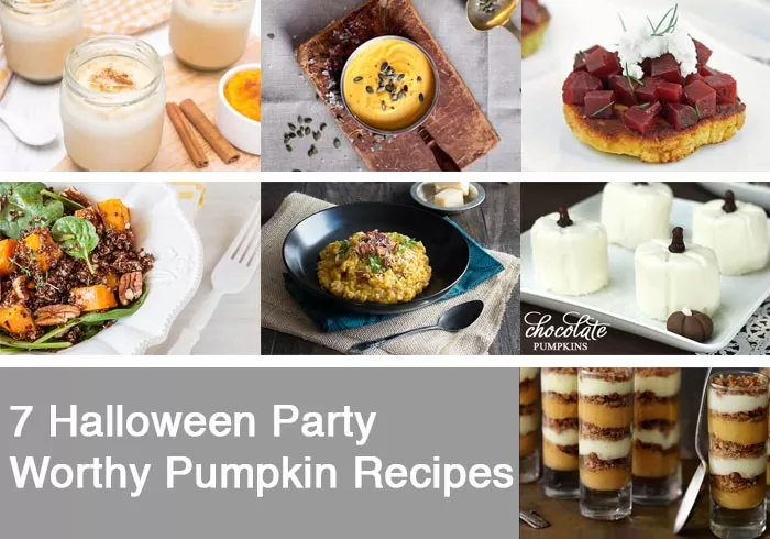7 Halloween Party Worthy Pumpkin Recipes by @BlenderBabes