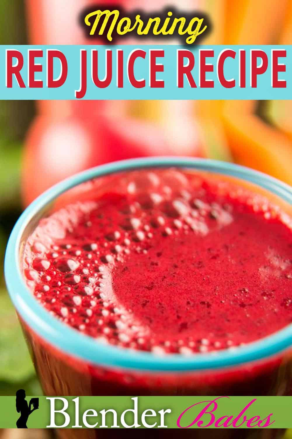 Amazing Morning Red Juice Blender Babes