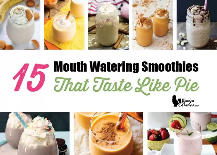 Smoothies that taste like pie recipes by Blender Babes