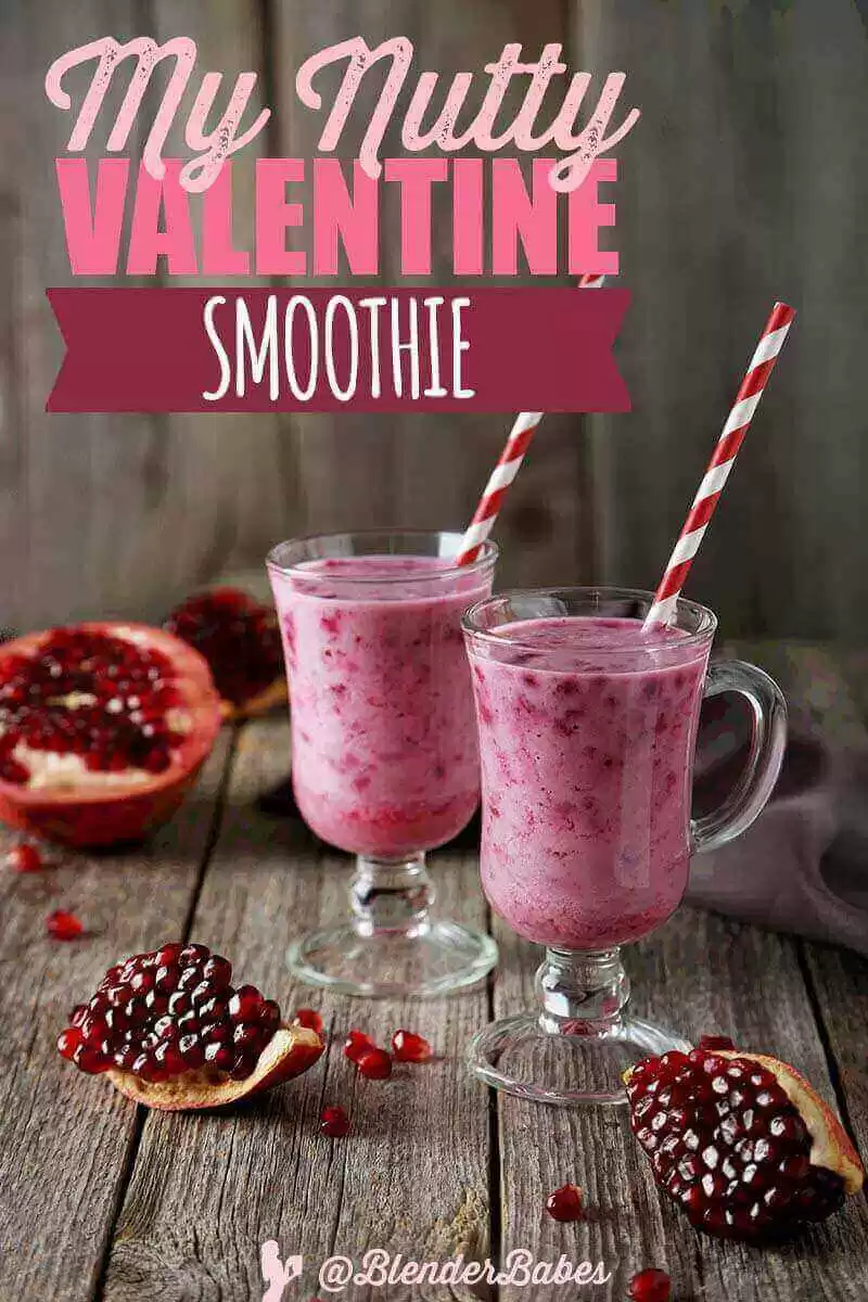 My Nutty Valentine's Day Smoothie Recipe from @BlenderBabes