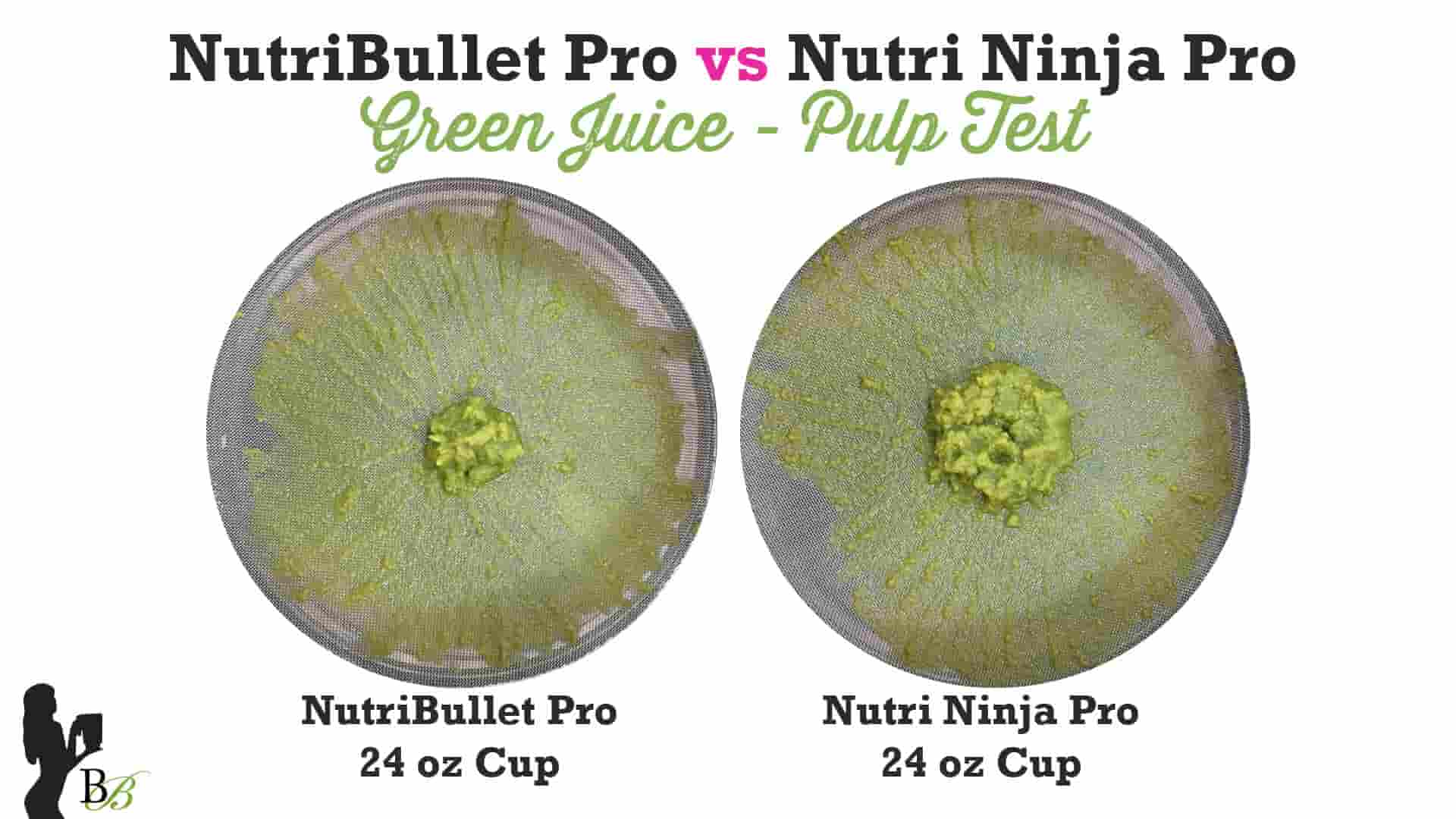 NutriBullet Pro vs Nutri Ninja Pro Pulp Test