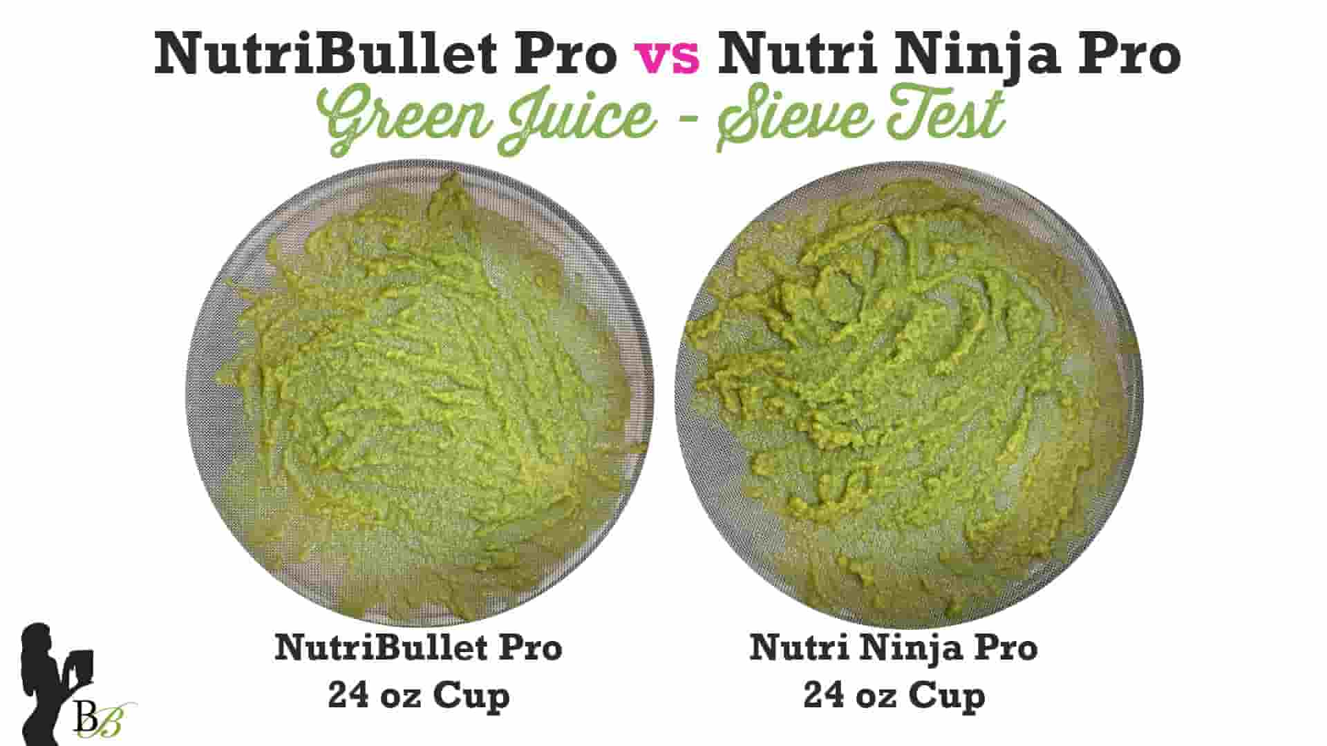 NutriBullet Pro vs Nutri Ninja Pro Sieve Test