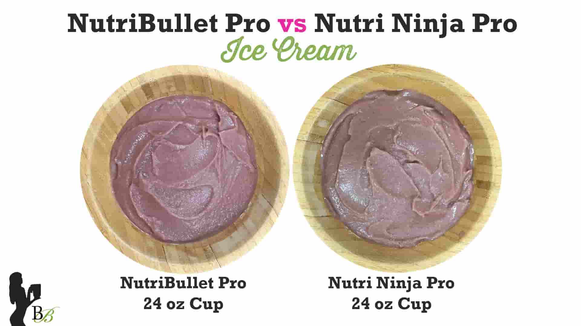 NutriBullet Pro vs Nutri Ninja Pro Ice Cream Test