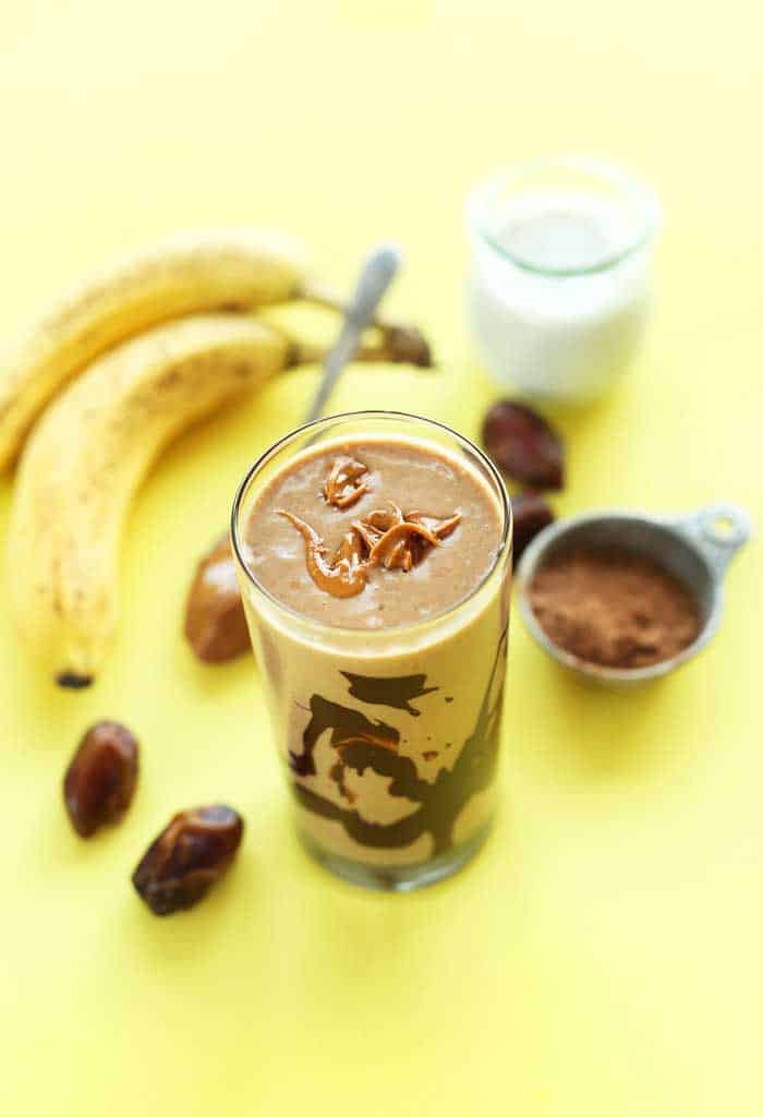 Smoothies for Kids - Chocolate Peanut Butter Banana Smoothie