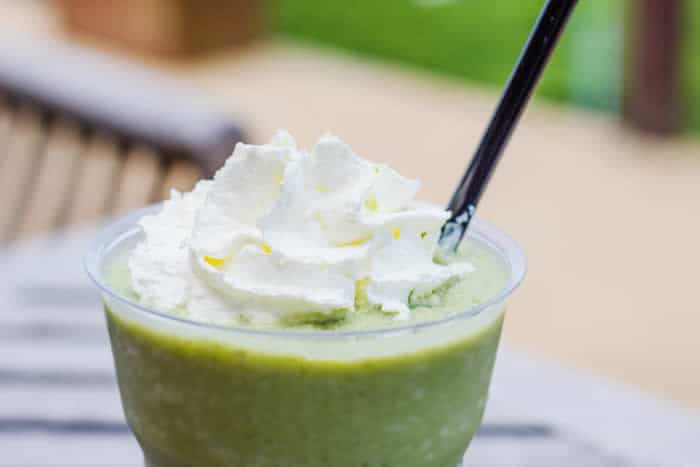 Pistachio Ice Cream Kale Green Smoothie Shake
