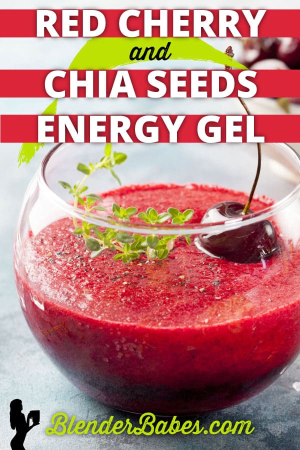 Red Cherry and Chia Seed Energy Gel