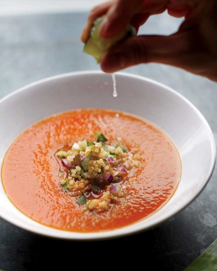 Easy Blendtec and Vitamix Soup Recipes That You Can Make In Any Blender Roasted Pepper Quinoa Soup