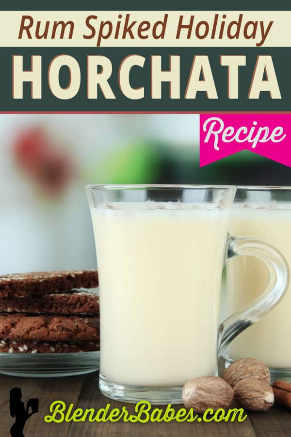 Rum Spiked Holiday Horchata Recipe