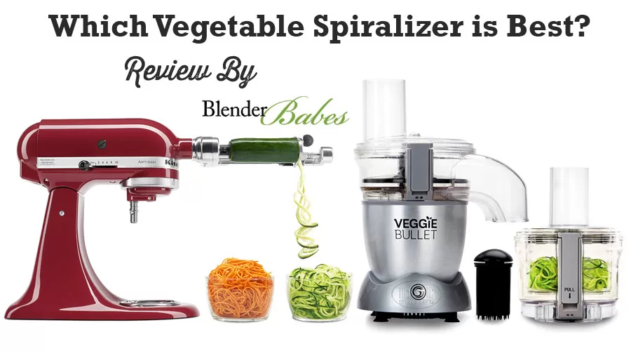 Spiralizer 5-Blade Vegetable Slicer - Strongest and Heaviest Spiral Slicer  - Veggie Pasta Spaghetti Maker - Apple Potato Zucchini Slicer for Keto