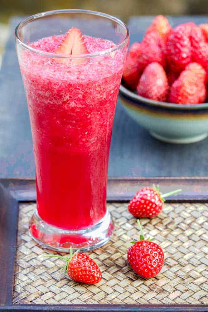 Strawberry Daiquiri Recipe from Bit By A Fox Blender Babes